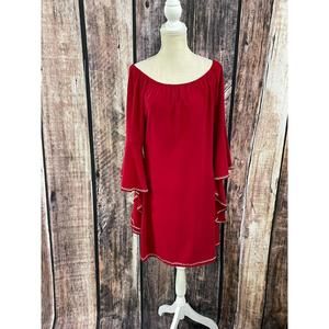 NEW ROCKWELL THARP adrianna dress in red
